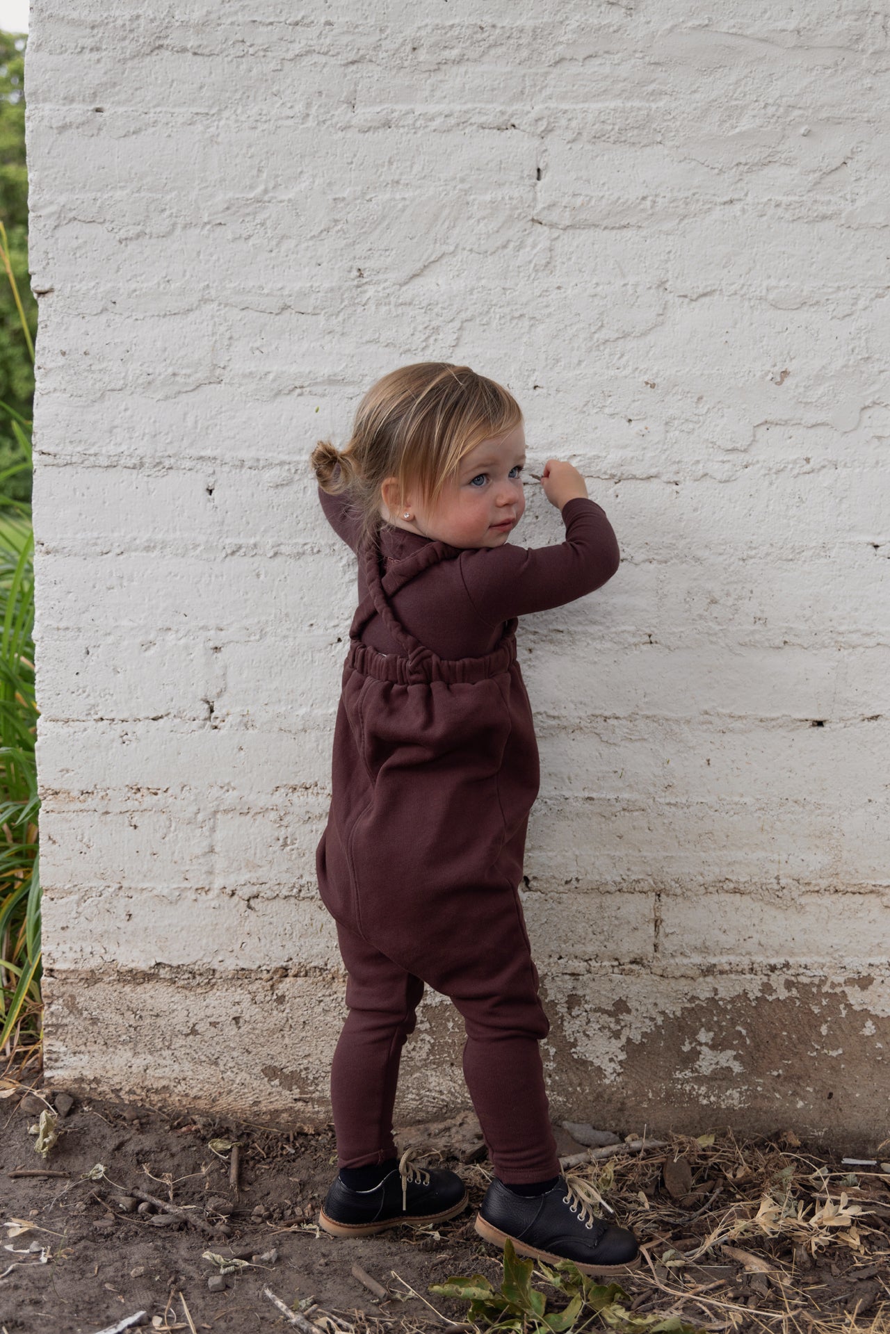 French terry overall + Mockneck onesie set (FAW25-02)