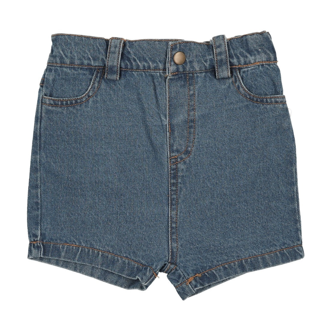 WASH DENIM SHORTS