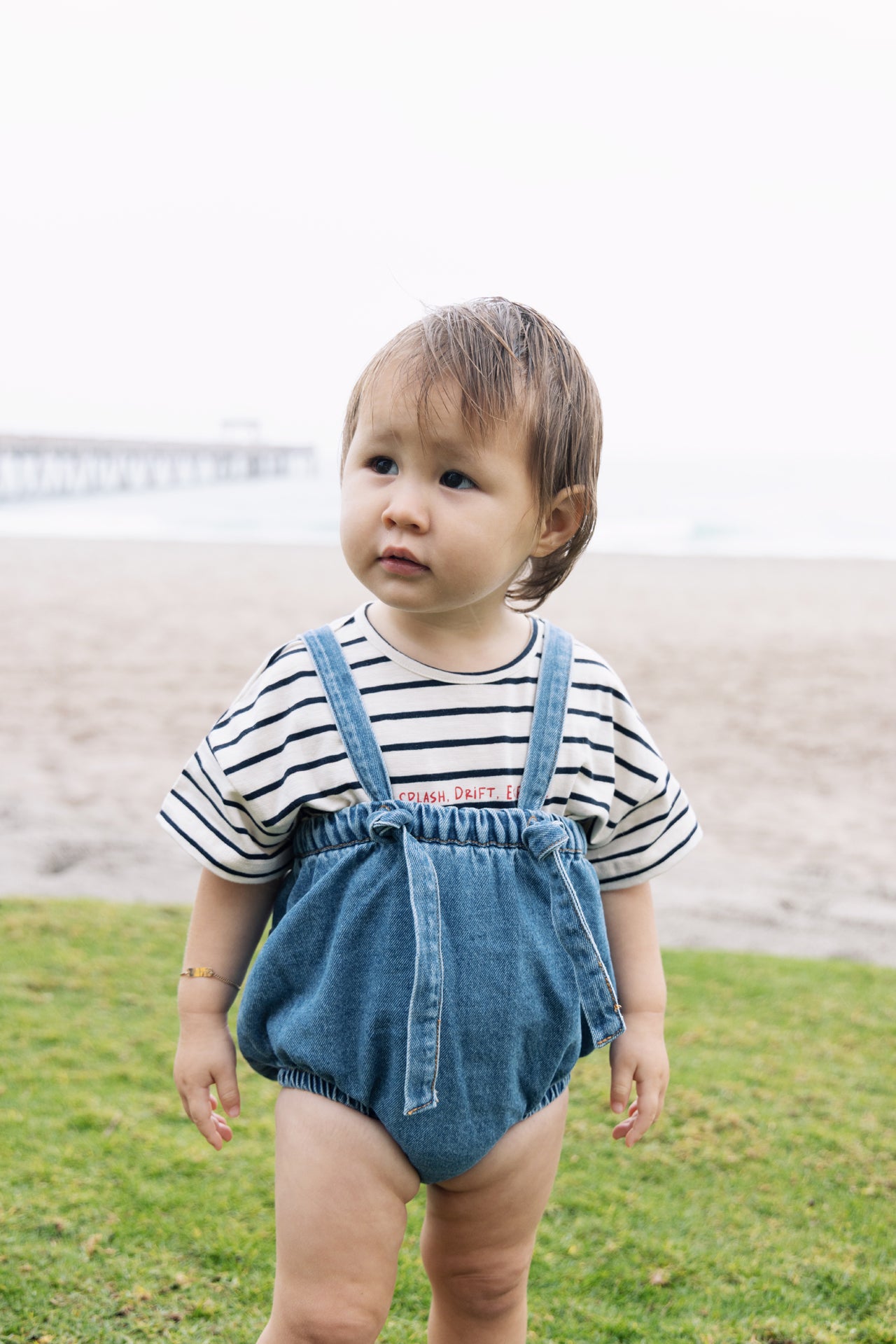 STRIPED BABY T-SHIRT (for bloomer