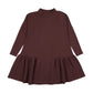 Low waisted mockneck dress