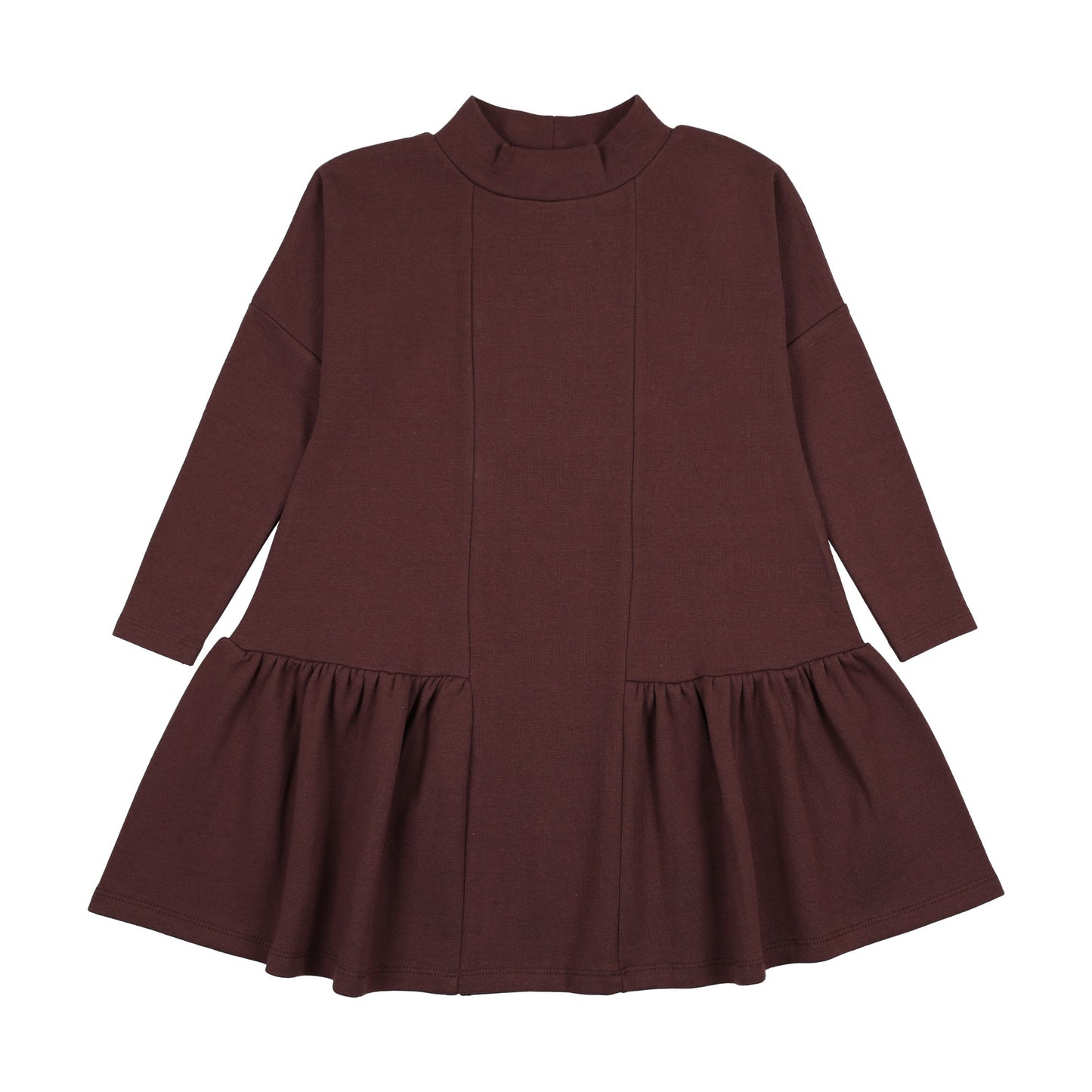 Low waisted mockneck dress