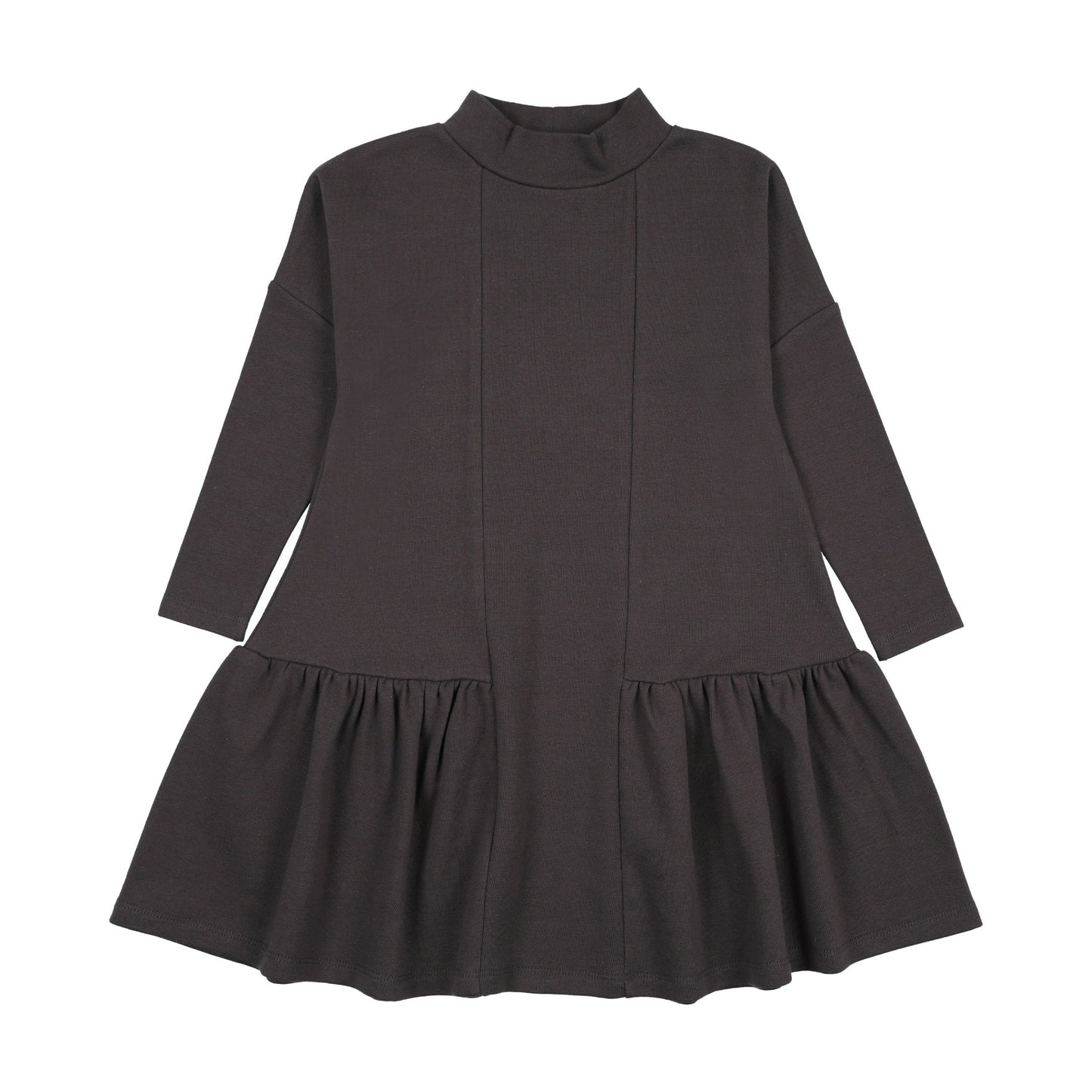 Low waisted mockneck dress
