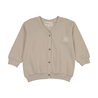 Sweatshirt cardigan