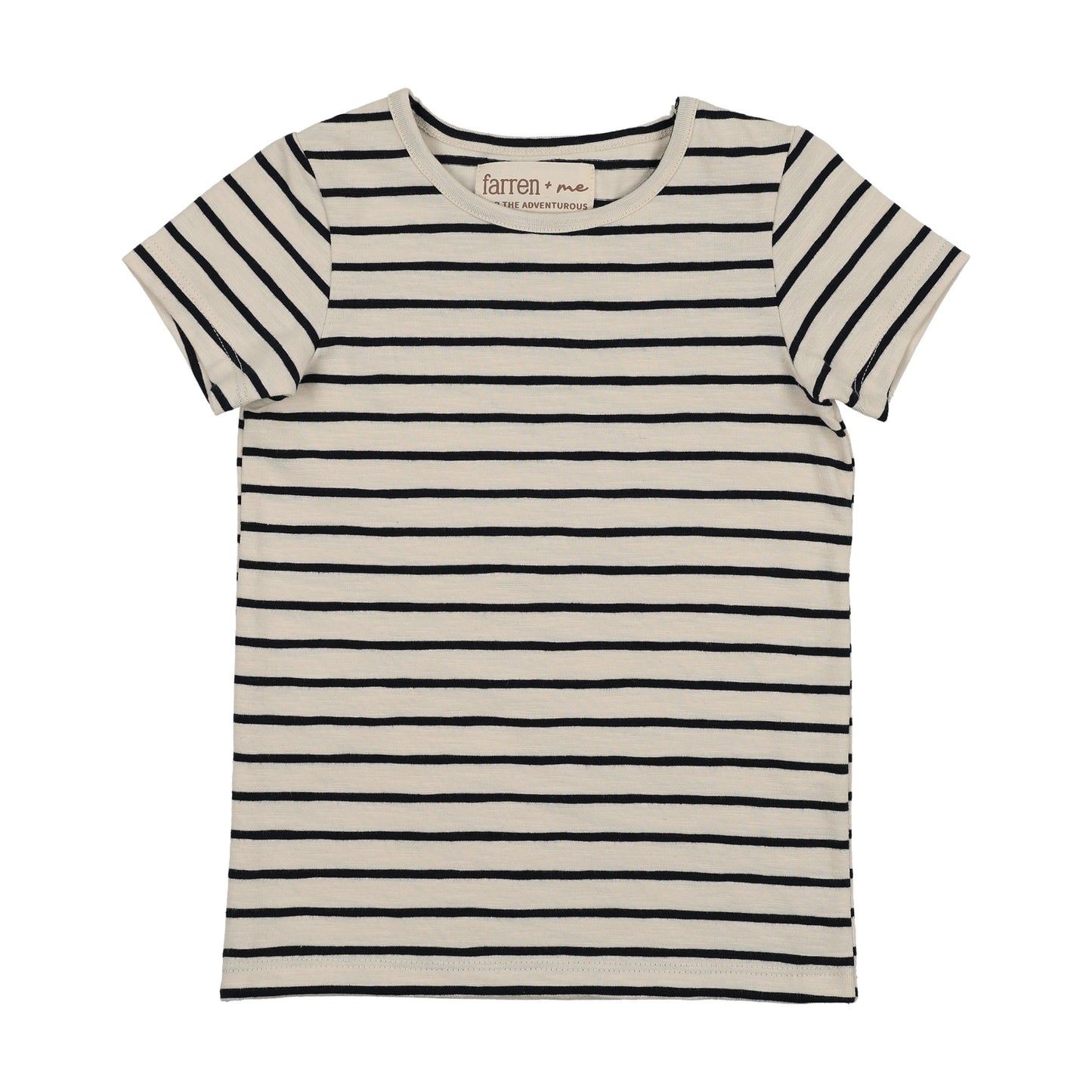 STRIPED SHORT SLEEVE T SHIRT