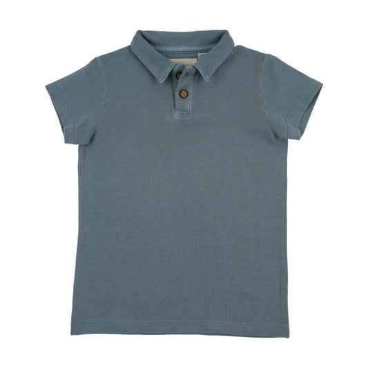 PIQUE KNIT WASHED POLO