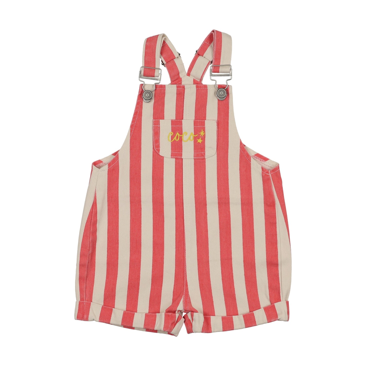 SHORT CUFFED OVERALLS