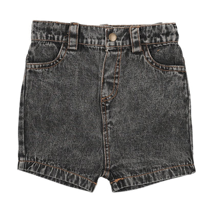 WASH DENIM SHORTS