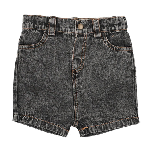WASH DENIM SHORTS